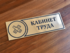 Табличка Кабинет труда из гравированного пластика